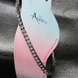 Anklet with clear stones